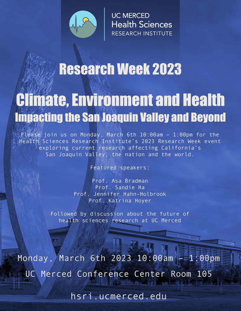 HSRI 2023 Research Week flyer